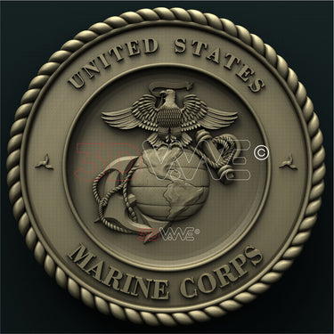 USMC SEAL 3D STL 3DWave